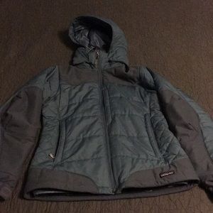 Women’s Patagonia size M micro-puff hooded coat